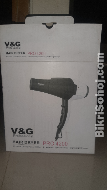 V&G hair dryer with 2 heat 2 speed